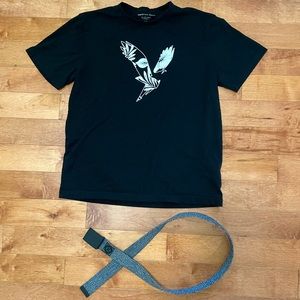 Bundle of Men’s American Eagle Soft Tee & Belt